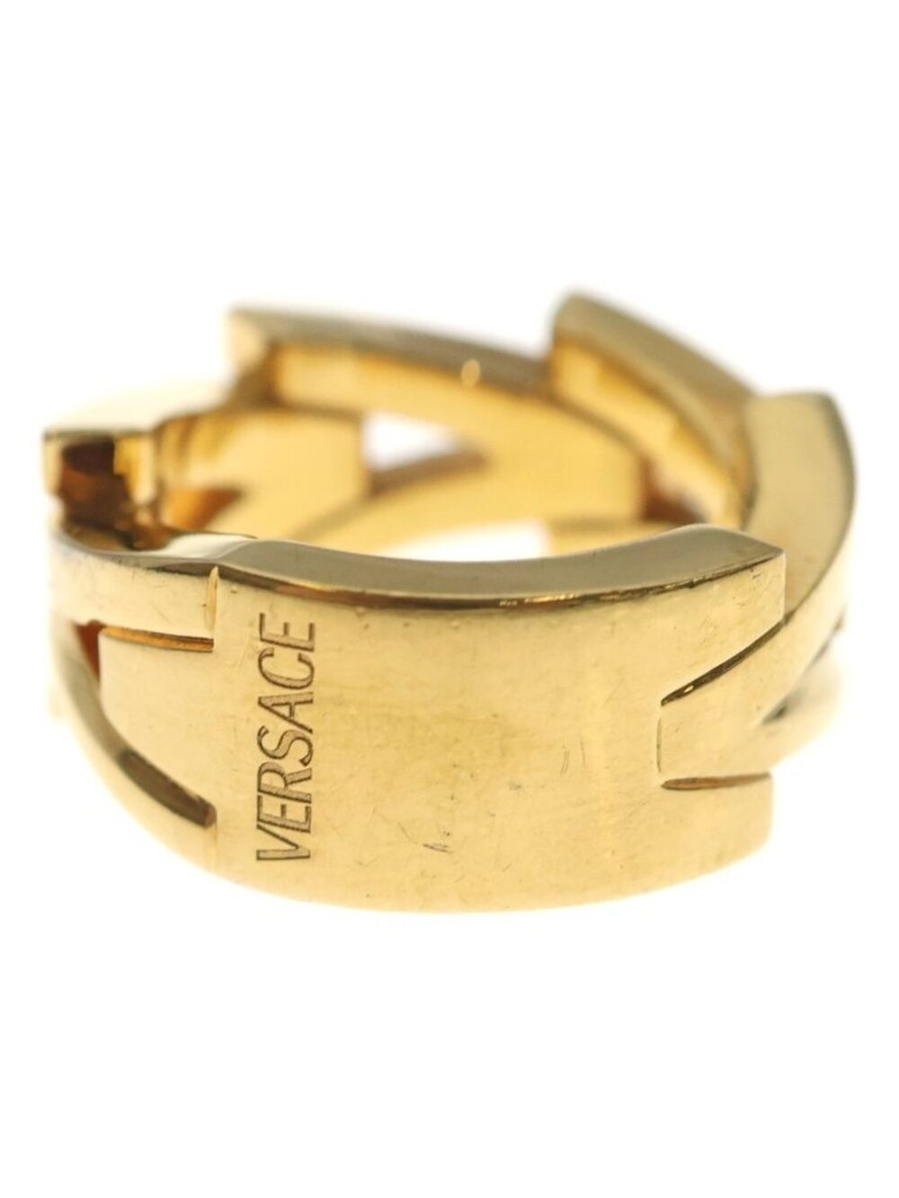 Versace Chain Ring Logo Gold - Picture 5 of 7